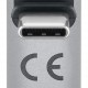 GOOBAY αντάπτορας USB-C 74442, γωνιακός 90°, USB4, 240W, 40Gbps, 8K, γκρι