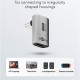 GOOBAY αντάπτορας USB-C 74442, γωνιακός 90°, USB4, 240W, 40Gbps, 8K, γκρι