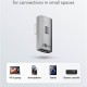GOOBAY αντάπτορας USB-C 74443, γωνιακός 90°, USB4, 240W, 40Gbps, 8K, γκρι