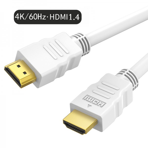 CABLETIME καλώδιο HDMI CT-HE19G με Ethernet, 4K/60Hz, 18 Gbps, 1m, λευκό - Εικόνα