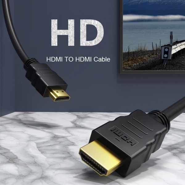 CABLETIME καλώδιο HDMI CT-HE19G με Ethernet, 4K/60Hz, 18 Gbps, 0.5m, μαύρο - Εικόνα