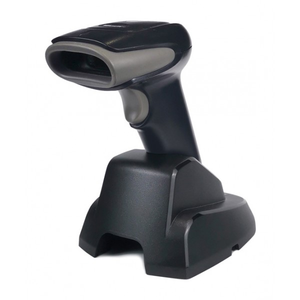 WINSON barcode scanner WNI-6223, 1D & 2D, ασύρματο, 2600mAh, με βάση φόρτισης, μαύρο - WINSON