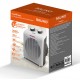 BRUNO 2 σε 1 αερόθερμο δωματίου BRN-0211, 2000W, με ανεμιστήρα, λευκό