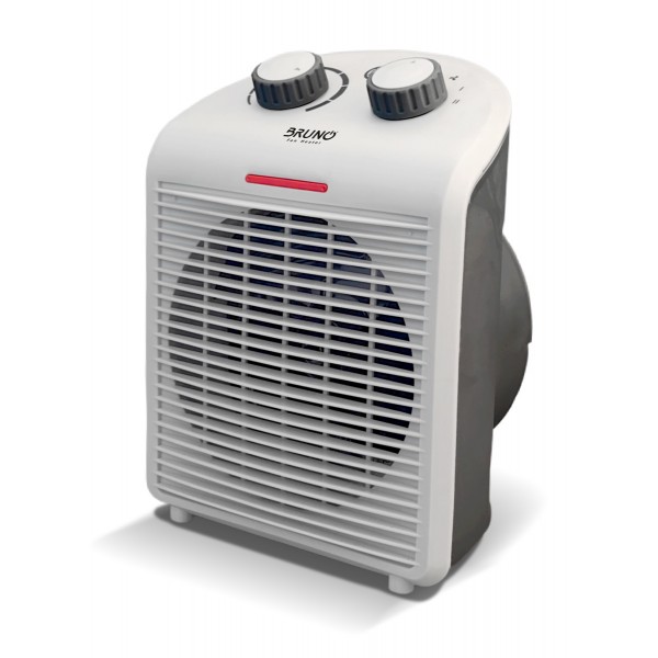 BRUNO 2 σε 1 αερόθερμο δωματίου BRN-0211, 2000W, με ανεμιστήρα, λευκό - BRUNO