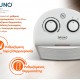 BRUNO 2 σε 1 αερόθερμο δωματίου BRN-0211, 2000W, με ανεμιστήρα, λευκό