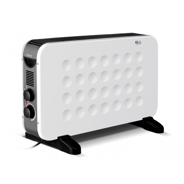 BRUNO Θερμοπομπός BRN-0206, 2000W, με θερμοστάτη και ανεμιστήρα, λευκός - BRUNO