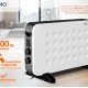 BRUNO Θερμοπομπός BRN-0206, 2000W, με θερμοστάτη και ανεμιστήρα, λευκός