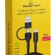 POWERTECH καλώδιο USB & USB-C σε USB-C PTR-0158, PD 60W, copper, 1.5m, μαύρο