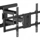 POWERTECH επιτοίχια βάση τηλεόρασης PT-1280, 43-100", έως 60kg, full motion