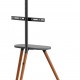 BRATECK βάση τηλεόρασης δαπέδου FS28-44F-04, 43-65", έως 35kg, με ράφι