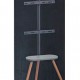 BRATECK βάση τηλεόρασης δαπέδου FS28-44F-04, 43-65", έως 35kg, με ράφι