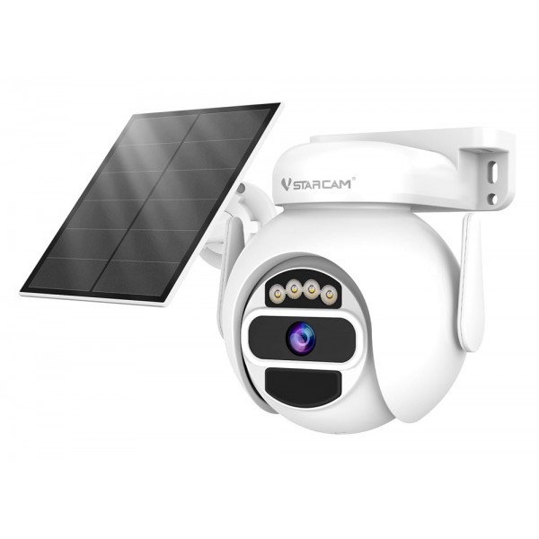 VSTARCAM smart ηλιακή κάμερα CB65, 3MP, WiFi, SD, PTZ, 6000mAh, IP66 - Smart Κάμερες