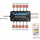 POWERTECH RGB fan controller PCF01-5C με ασύρματο χειριστήριο, 10 connectors