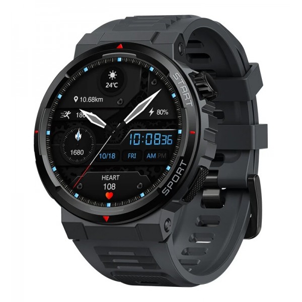 ZEBLAZE smartwatch Ares 3 Plus, heart rate, 1.43" AMOLED, IP68, μαύρο - Smartwatches