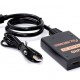 POWERTECH HDMI splitter CAB-H173, 1-in σε 2-out, 4K/30Hz, HDR/HDCP, μαύρο