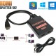 POWERTECH HDMI splitter CAB-H173, 1-in σε 2-out, 4K/30Hz, HDR/HDCP, μαύρο
