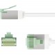 GOOBAY καλώδιο δικτύου 74358, CAT 8.1 U/FTP, slim, copper, 40Gbps, 0.25m, λευκό