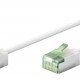 GOOBAY καλώδιο δικτύου 74358, CAT 8.1 U/FTP, slim, copper, 40Gbps, 0.25m, λευκό