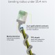 GOOBAY καλώδιο δικτύου 74348, CAT 8.1 U/FTP, slim, copper, 40Gbps, 3m, γκρι