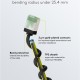 GOOBAY καλώδιο δικτύου 74351, CAT 8.1 U/FTP, slim, copper, 40Gbps, 0.25m, μαύρο