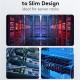 GOOBAY καλώδιο δικτύου 74352, CAT 8.1 U/FTP, slim, copper, 40Gbps, 0.50m, μαύρο