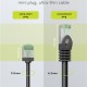 GOOBAY καλώδιο δικτύου 74352, CAT 8.1 U/FTP, slim, copper, 40Gbps, 0.50m, μαύρο