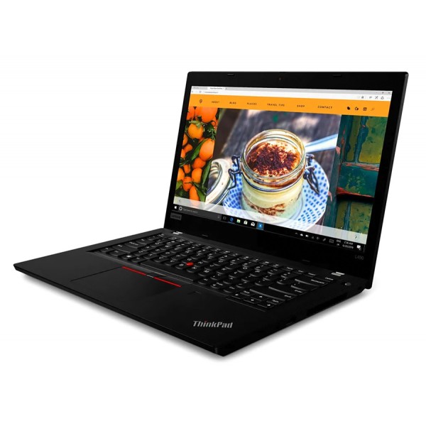 LENOVO Laptop ThinkPad L490, Refurbished Grade A, i5-8265U, 8/256GB M.2, 14", Cam, Intel UHD Graphics 620, FreeDOS - Refurbished Laptops