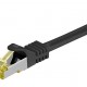 GOOBAY καλώδιο δικτύου 91572, CAT 7 S/FTP, copper, 500MHz, 0.25m, μαύρο