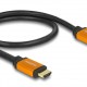 DELOCK καλώδιο HDMI 85726, 8K/60Hz, 48 Gbps, eARC, HDR, 0.50m, μαύρο