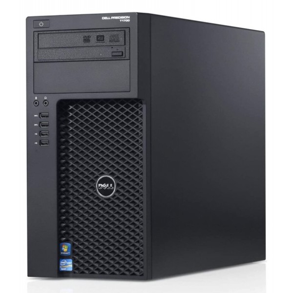 DELL PC Precision T1700 MT, Refurbished Grade A Repainted, E3-1246 V3, 8GB, 1TB HDD, DVD-RW, Nvidia Quadro K420, FreeDOS - Refurbished PC