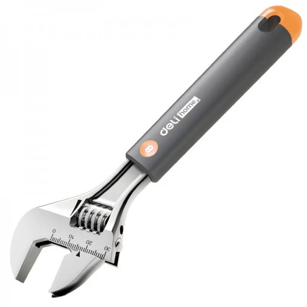 DELI γαλλικό κλειδί HT1508C, ρυθμιζόμενο 0-30mm, 200mm - Εργαλεία Χειρός