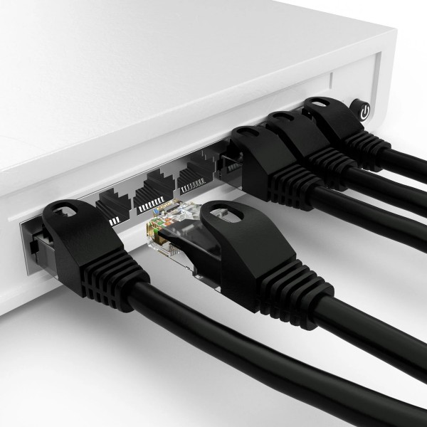 POWERTECH καλώδιο δικτύου CAB-N411, Cat 6 U/UTP, CCA, 250Hz, 30m, μαύρο - Δίκτυο