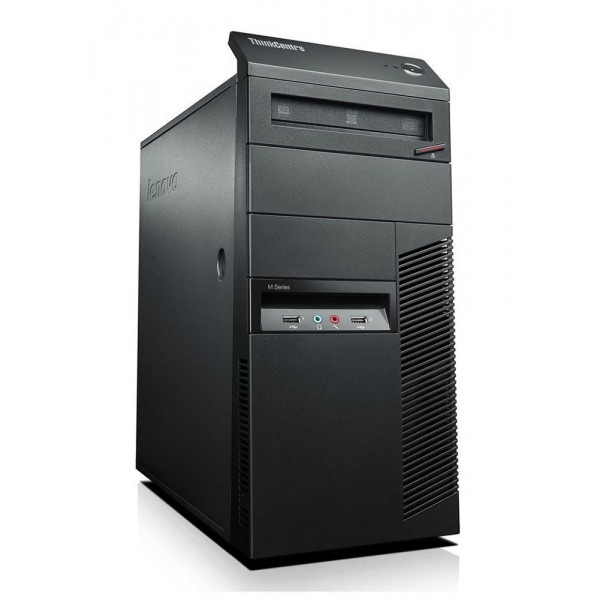 LENOVO PC ThinkCentre M91p MT, Refurbished Grade A Repainted, i5-2400, 8GB, 500GB HDD, DVD, FreeDOS - Refurbished PC