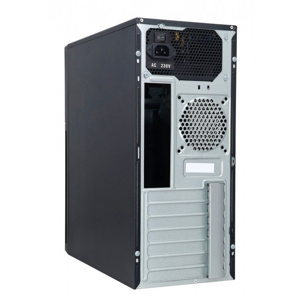 POWERTECH PC Case PT-1308 με 550W PSU, ATX, 330x175x405mm, μαύρο - Κουτιά Υπολογιστών