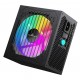 POWERTECH τροφοδοτικό PC PT-1311, 80PLUS Bronze, 700W, ATX, 120mm RGB Fan, Semi Modular