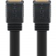 GOOBAY καλώδιο HDMI 2.0 61277, Ethernet flat, 4K/60Hz 18 Gbps, 1m, μαύρο