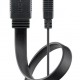 GOOBAY καλώδιο HDMI 2.0 61279, Ethernet flat, 4K/60Hz 18 Gbps, 2m, μαύρο