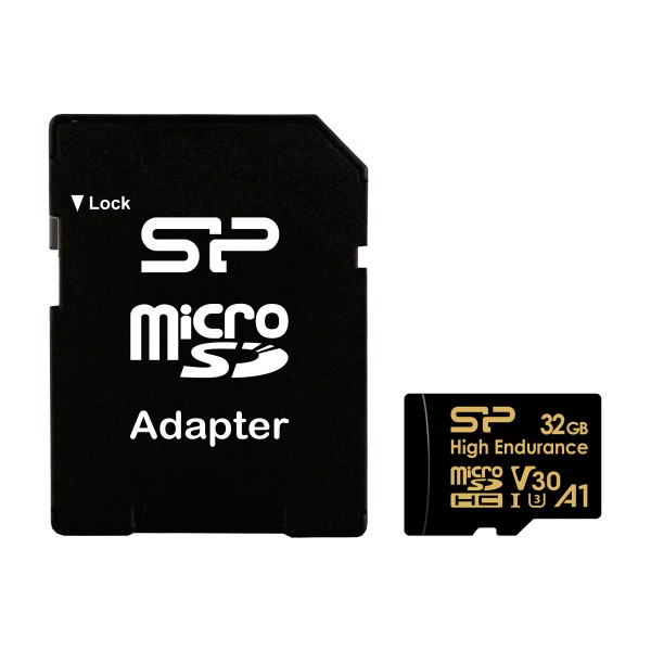 SILICON POWER κάρτα μνήμης microSDHC High Endurance, 32GB, Class 10 UHS-I U3 A1 V30 - Κάρτες Μνήμης
