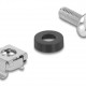 DELOCK σετ βίδες με παξιμάδια 42432 για rack, M6/16mm, 100τμχ