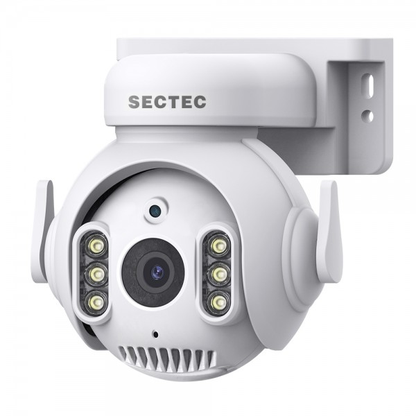 SECTEC smart κάμερα ST-515C-3MTY, 3MP, WiFi, SD, PTZ, IP65 - Smart Κάμερες