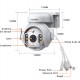 SECTEC smart κάμερα ST-515C-3MTY, 3MP, WiFi, SD, PTZ, IP65