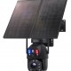 SECTEC smart ηλιακή κάμερα ST-598-6M-4G-20W-EU, 3MP dual lens, 20x zoom, 4G, SD, PTZ