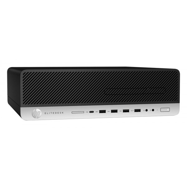 HP PC EliteDesk 800 G5 SFF, Refurbished Grade A Repainted, i5-9500, 8GB, 256GB M.2, DVD, FreeDOS - Refurbished PC