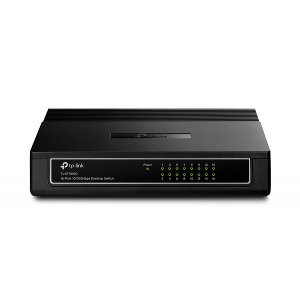 TP-LINK Desktop Switch TL-SF10016D, 10/100Mbps, 16 Θύρες, Ver. 7.0 - Δικτυακά