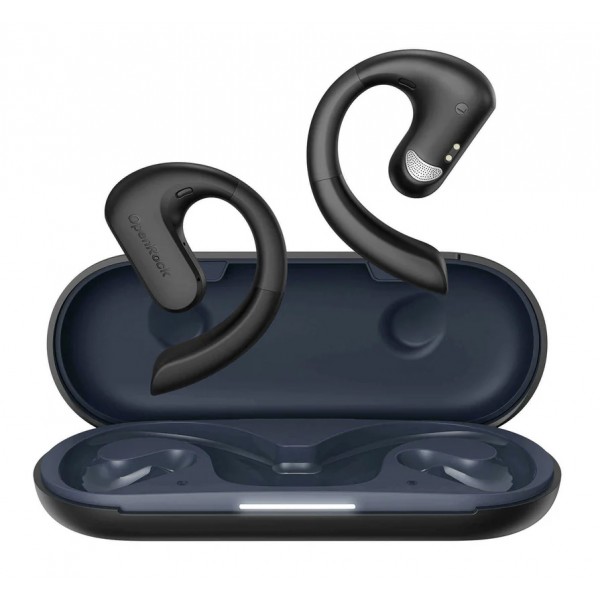 OPENROCKS earphones με θήκη φόρτισης OpenRock S, Open Wearable Stereo, ANC, μαύρο, by OneOdio - Mobile