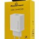 POWERTECH φορτιστής τοίχου PT-1320, USB, 12W, λευκός