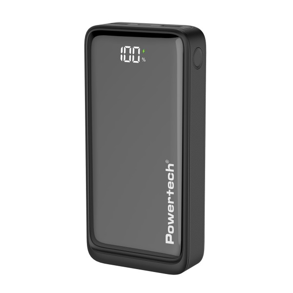 POWERTECH power bank PT-1327 με οθόνη, 20000mAh, 22.5W, μαύρο - Mobile