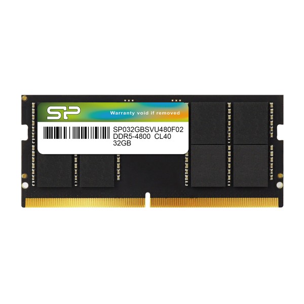 SILICON POWER μνήμη DDR5 SODIMM SP032GBSVU480F02, 32GB, 4800MHz, CL40 - Νέα & Ref PC