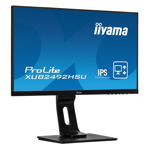 IIYAMA οθόνη ProLite XUB2492HSU, IPS-LED, 23.8", 1920x1080, VGA/HDMI/DisplayPort, μαύρη - Νέα & Ref PC