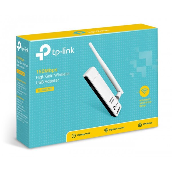 TP-LINK ασύρματος USB αντάπτορας δικτύου TL-WN722N, 150Mbps, Ver. 3.2 - tp-link